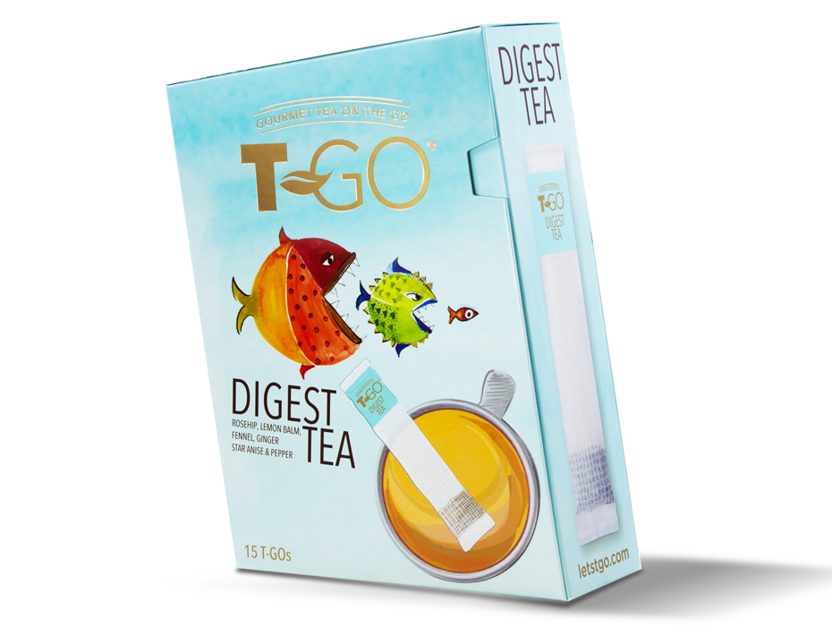 T-GO Digest Tea (15 Tea Bags) - Letstgo