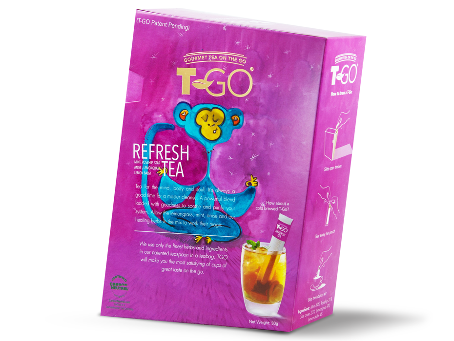 T-GO Refresh Tea (15 Tea Bags) - Letstgo