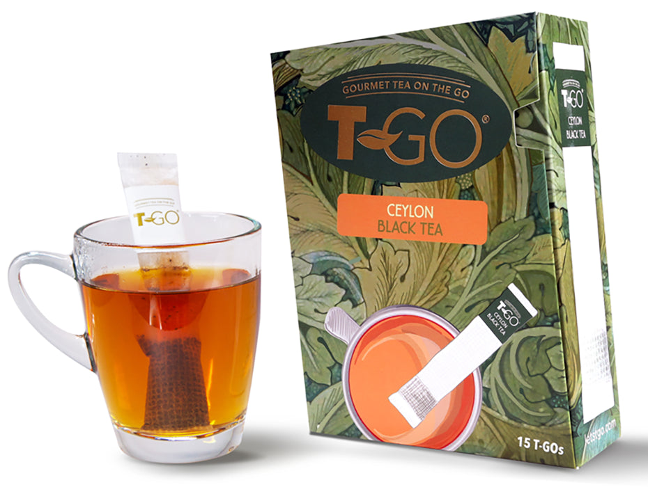 T-GO Ceylon Black Tea (15 Tea Bags) - Letstgo