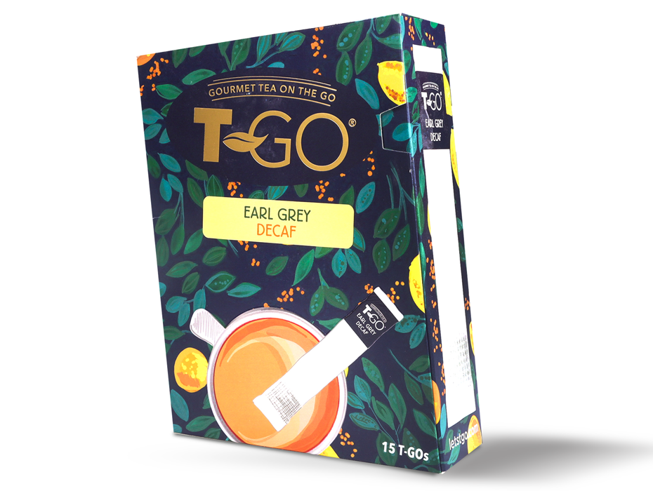 T-GO Earl Grey Decaf Tea (15 Tea Bags) - Letstgo
