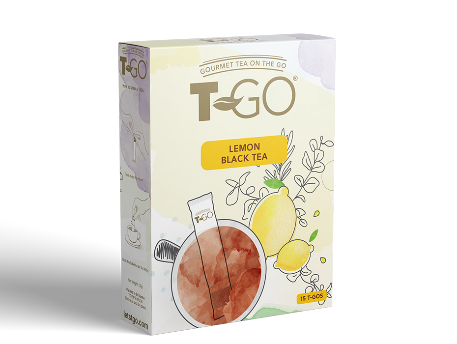 Lemon Black Tea (15 Patented Easy Stir Tea Bags Tea Bags)