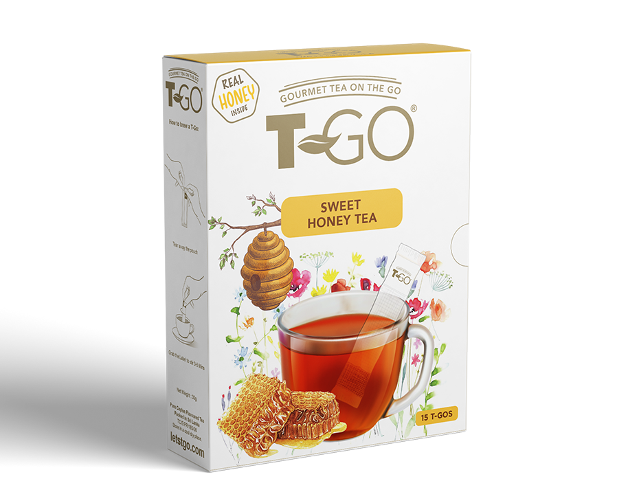 Sweet Honey Tea (15 Patented Easy Stir Tea Bags)
