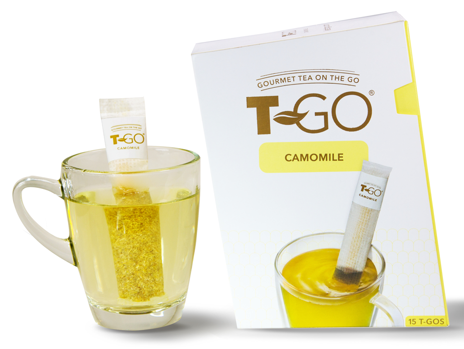 Camomile-Gourmet Teabag in cup with TGO Pack