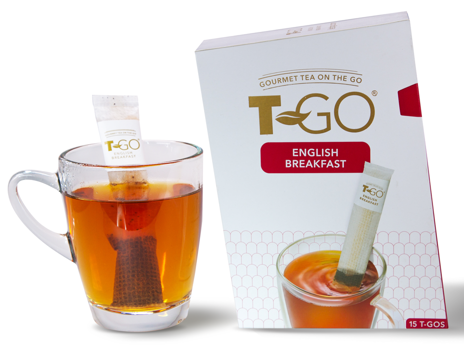 Tea Bag in a cup with TGO English Breakfast Pack