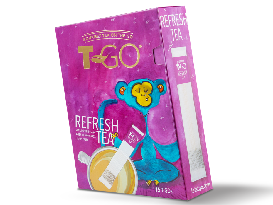 T-GO Refresh Tea (15 Tea Bags) - Letstgo